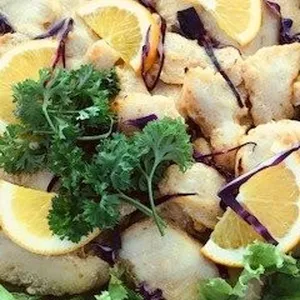 Oven Grilled Tangy Orange Sauce Fish