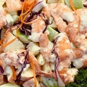Xmas Snowy Prawn Salad