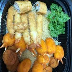 Finger Food Platter (Four Colour Roll, Torpedo Prawn, Thai Fish Cake, Crab Claw)