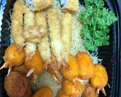 Finger Food Platter (Four Colour Roll, Torpedo Prawn, Thai Fish Cake, Crab Claw) | Customer Photo | Rilassi Catering