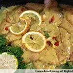 Pan Seared Red Snapper Loin with Sjora Mango Peach Cream Sauce