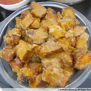 2x Fried Pumpkin with Salted Egg Yolk 旦黄金瓜 @$12
