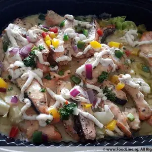 Norwegian Herb Crusted Salmon with Dill Sauce