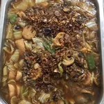 Egg Beancurd with Mushrooms 双菇豆腐