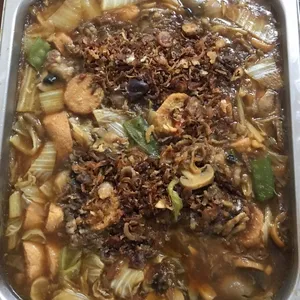 Egg Beancurd with Mushrooms 双菇豆腐