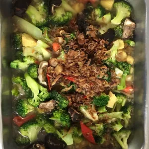 Brocolli with Mushrooms 香菇西兰花