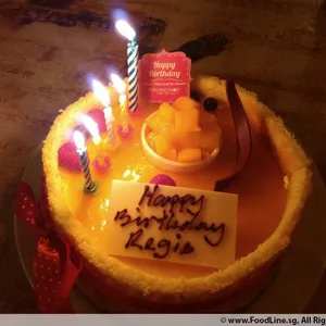 1x Mango Fantasy @$35.9 (Size : 7 Inch (7-10 pax)) (Big Candles : 1) (Small Candles : 3)