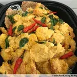 Salted Egg Yolk Prawn in Large Nest