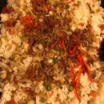Fried Rice with Chinese sausage 飘香香肠炒饭