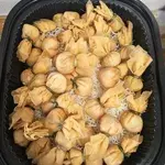Seafood Pocket with Mandarin Sauce