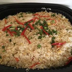 Fried Rice with Crispy Silver Fish 赢余炒饭