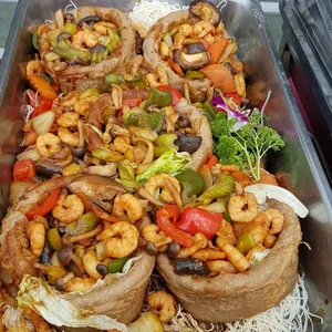 Yam Ring w Prawn