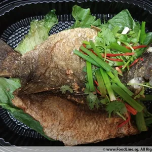 Deep Fried "Hong Kong Style" Sea Bass 港式酥炸金目鲈