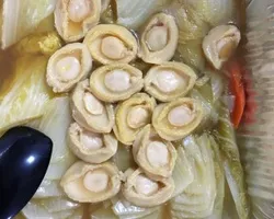 时蔬14头鲍鱼 Stewed Baby Abalone with Chinese Cabbage | Customer Photo | Fu Kwee Caterer Pte Ltd