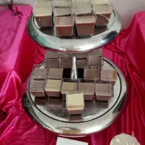 Chocolate Pudding with Vanilla Flan