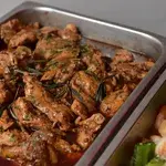 Grilled Chicken Chop w. Garlic Rosemary Sauce