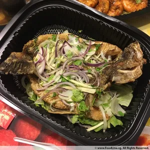 Deep Fried "Hong Kong Style" Sea Bass 港式酥炸金目鲈