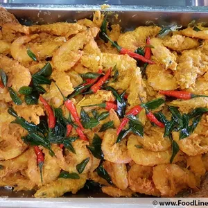 Prosperous Salted Egg Yolk Prawn in Large Nest