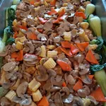 Braised Tofu with Mushroom *