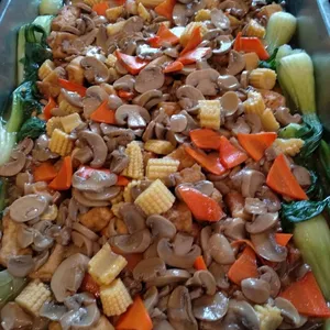 Braised Tofu with Mushroom *
