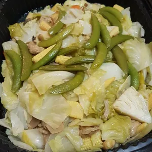 Luo Han Cabbage with Fatt Choy 发财罗汉斋