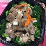 发菜带子西兰花 Broccoli w/Scallop & “Fa Chye”