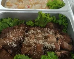 蜜汁烤鸡扒 Honey Glazed Boneless Chicken with Sesame Seeds | Customer Photo | Seyu Food Pte Ltd