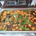 Egg Tofu with Mushroom & Seow Bai Chye