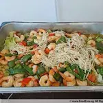 Prawn with Golden Mushrooms