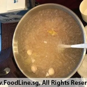 Chilled Almond Jelly with Lychee & Pineapple