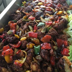 Wok Fried Black Pepper Fish with Capsicum