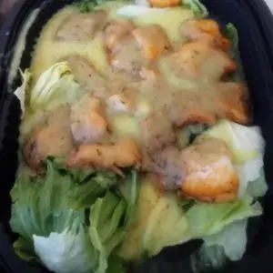 Baked Fish Fillet with Chimichurri Dip