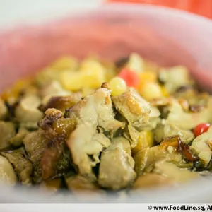 Oriental Smoked Chicken Fried Rice 三色熏鸡炒饭