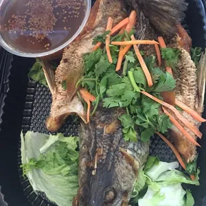 Deep Fried "Hong Kong Style" Sea Bass 港式酥炸金目鲈