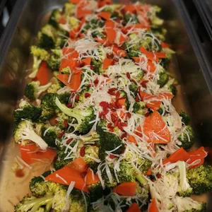 Broccoli with Enoki Mushroom *