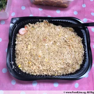 Salted Egg Fried Rice 黄金炒饭