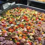 Singapore Style Fried Brown Rice