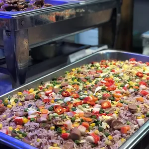 Singapore Style Fried Brown Rice