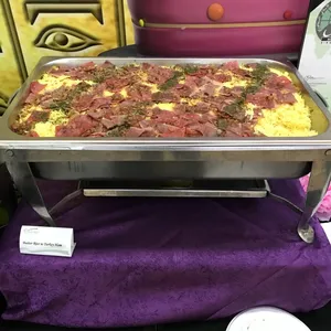 Butter Rice with Turkey Hams