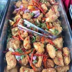 Golden Fish Fillet with Thai Sauce