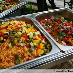 Mediterranean Tomato Pilaf Rice (V) <i>with zucchini, eggplant and capsicum</i>
