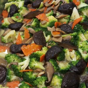 Broccoli w/ Mushroom • 双菇兰花(Chef's Recommended)