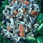 Braised Green Vegetable with Mixed Mushroom 什菇扒时蔬