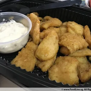 Breaded Fish with Tar Tar Sauce