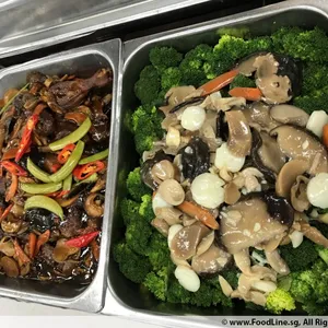 香菇烩扒鸭 Braised Duck w/ Mushroom