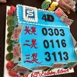1x 4D Champion @$62.9 (Size : 9 Inch (12-18 pax)) (Flavours : Chocolate) (Eggless : No) (Big Candles : 6) (Small Candles : 5)