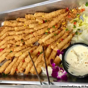 Tempura Prawns with Tartar Sauce