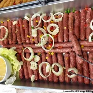 Grilled Premium Sausages with Mustad Sauce