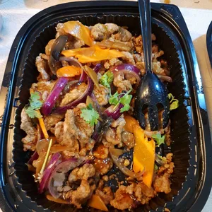 姜葱猪肉 Pork w/ Onion and Ginger