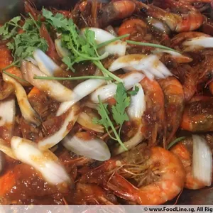 参巴鲜虾 Sambal Prawn
